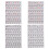 2 Stuks Piano Toetsenbord Decals Voor Beginners 8