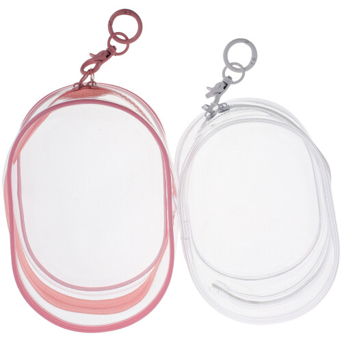 Sac Transparent En Pvc Porte-Clés Pour Miniatures