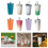 Extra Large Stainless Steel Car Cup With Leak-Gradient green 3