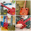 1 Stuk Kinder Gitaar Speelgoed Rood 7