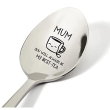 Youl'll Always Be My Tea Funny Mother's Day Tea Spoon Funny Gift for Mum