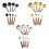 8Pcs Stainless Steels Coffee Scoops Small Cup Tablespoon-silver 2