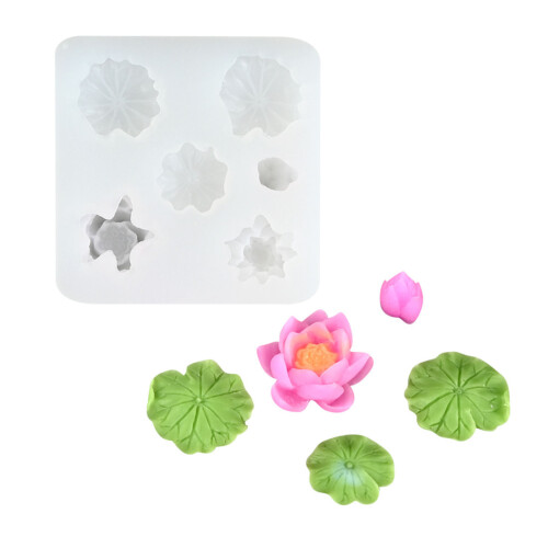 Lotuses Silicone Molds Perfect for Creating Chocolate and