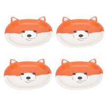 24 Stks Hond-Design Wegwerp Cakebordjes Voor Cupcakes En Desserts