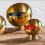 Metal Base Candy Dispenser Bowl Office Desk Accessory-14cm 5