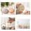 Round Flower Pattern Dessert Molds Cookie Molds Hand Press-150 3