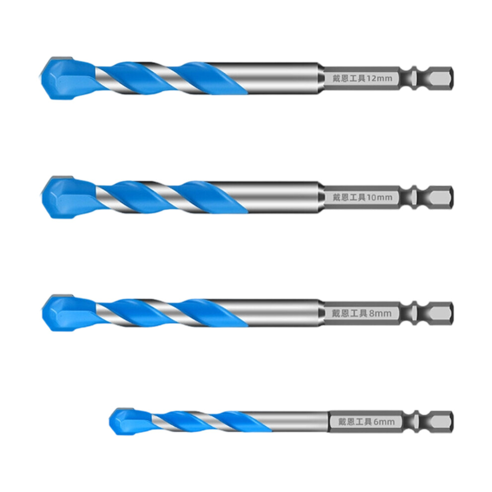 Hexagonal Shank Eccentric Drill Carbide Bit-6Mm8mm10mm12mm 7696000973609