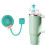 Drinking Straw Caps Plugs Portable Straw Caps Lovely Hat-Blue 3