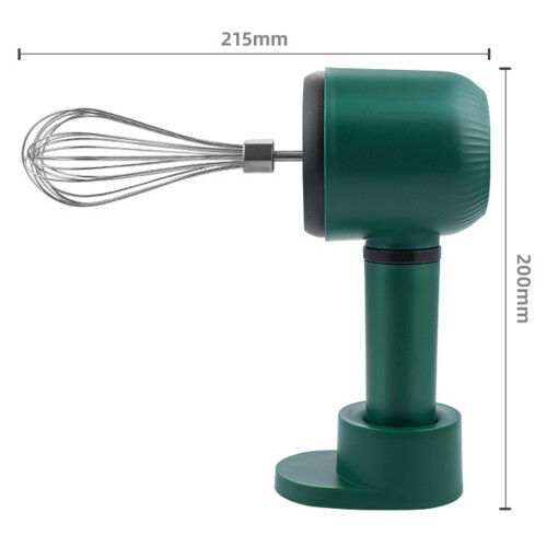 Wireless Electric Whisks 2 Speed Mode Portable ABS-White 1
