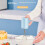 Wireless Electric Whisks 2 Speed Mode Portable ABS-White 6