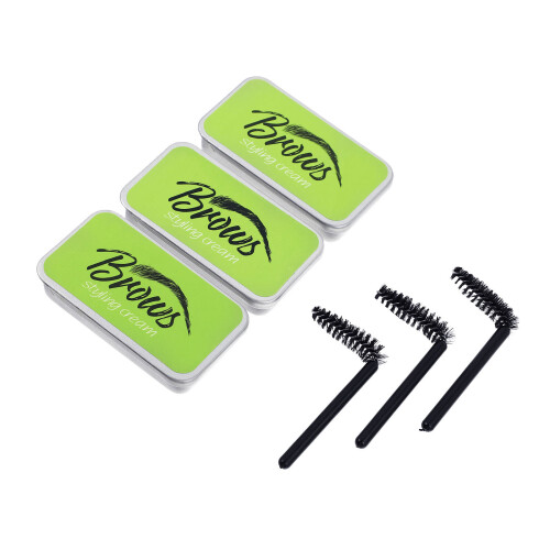 3 Set Sopracciglia con Spazzole, Styling per