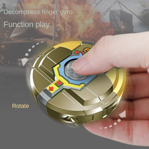 6 Stück 2-in-1 verformbarer Zappel spinner 1