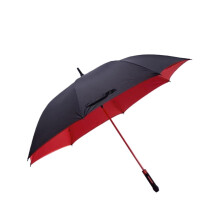 Umbrellas for rain, sun umbrella, portable golf umbrella, large, extra large, double roof, ventilated, for men and women (red) red