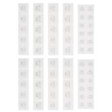 50 Sheets Waterproof Self-Adhesive Labels For Shampoo And Cosmetic Bottles