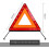 2pcs Foldable Reflective Warning Triangle for Car   Visibility Roadside Safety Hazard Sign 5