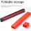 2pcs Foldable Reflective Warning Triangle for Car   Visibility Roadside Safety Hazard Sign 4
