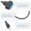 1Type-C 3.0 Câble Noir Plug & Play Pour Dur 2,5'' 9