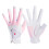 Women's Golf Gloves 1Pair Fingerless Soft AntiS Pink 1