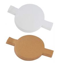 100pcs 8inch round non-stick silicone cake pan liner white