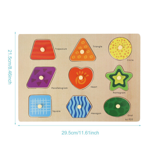 1Set Educatieve Cartoon Jigsaw Voor 1