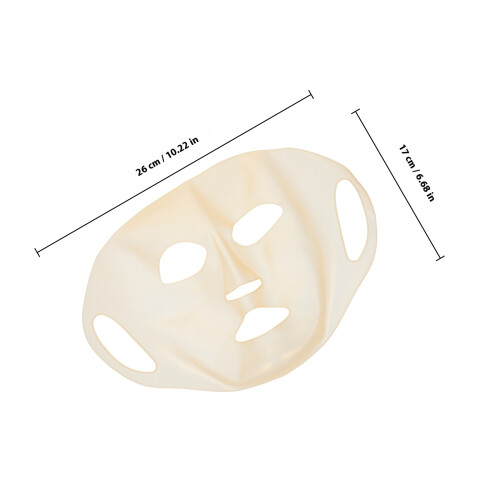 3St Wiederverwendbare Silikon Gesichtsmasken Abdeckungen 1