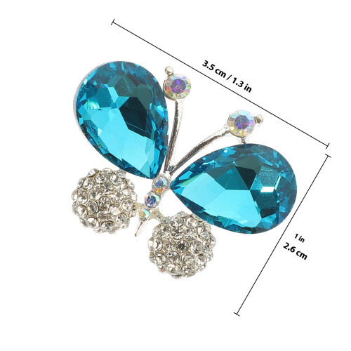 Applikation Schuhe Brosche Kleidungsstück Glitzer 1