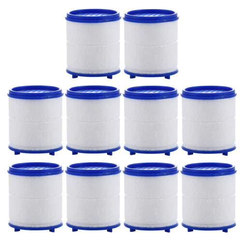 10Pcs Practical White PP Cotton Filter for Replacement Shower Head Use 1