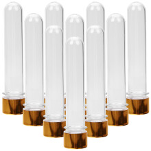 10St Kleine Reagenzgläser 40Ml Für Flüssigkeiten Aufbewahrung