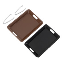 2 Sets Mini Brotbleche Mit Klammern Für Puppenhausküche Deko