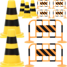 1 Set Mini Verkeerskegels Wegafzetting Educatief Speelgoed Accessoires