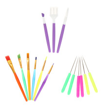 1 Set/15 Stks Kunststof Cake Snijpennen Diy Fondant