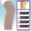 2Stück Kurze Knieschoner Aus Kaschmir Elastisch Sport M Hellbeige 7