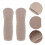 2Stück Kurze Knieschoner Aus Kaschmir Elastisch Sport M Hellbeige 4