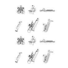 Handgefertigte Schmuck Anhänger Silber Legierung 2er Set
