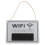 Wifi Passwort Schild Holz Grau 1 1