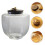 Versiegeltes , Joghurtflasche, Kaffeebohnen, Reiseflasche, Holz 4