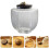 Versiegeltes , Joghurtflasche, Kaffeebohnen, Reiseflasche, Holz 3