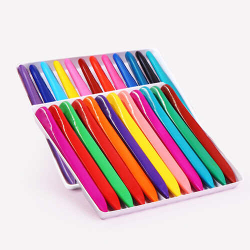 1 Set Mit 24 Farben Wachsmalstift Waschbare Buntstifte Kinder 2