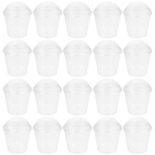 25 Sets Transparante Eensgebruiks Dessert Beker Met