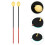 2Stk Carbonfaser Marimba Hammer Xylophon Schlägel Perkussionsstäbe 3