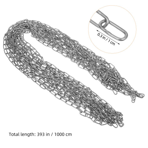 Stainless Steel Chain Swing Hanging Chain Chain Hammock Silver 1