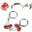 Women Purse Strap Extender, Schouderriem, Keten , Cherry 4