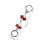 Women Purse Strap Extender, Schouderriem, Keten , Cherry 2