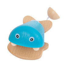 Wooden Finger Castanet Wzór Ryby Dla Dzieci Instrument Muzyczny