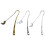 3Stk Lesezeichen Feines Anhänger Ornament 8