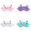 Masques Pour Yeux Blancs Chat Confortable Travail 3