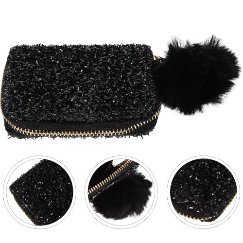 Sequin Kosmetiktasche Glänzend Leicht Für 2