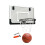 1pc No Punching Hanging Basketball Board Mini Backboard Black 1