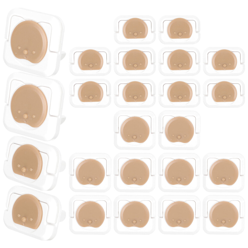 24Pcs Socket Protection Cover Power Supply Abs Child Pack Happyyami