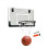 1pc No Punching Hanging Basketball Board Mini Backboard Black 4